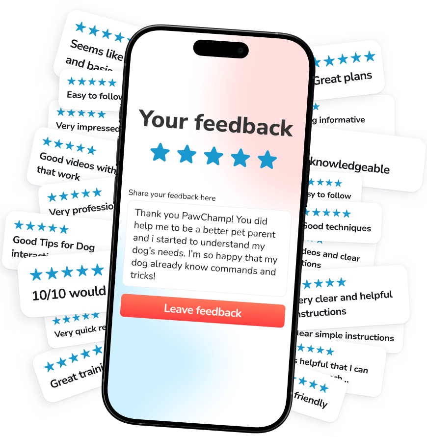 Join a thriving community of over 250,000 committed dog owners who train, care, and grow with PawChamp!