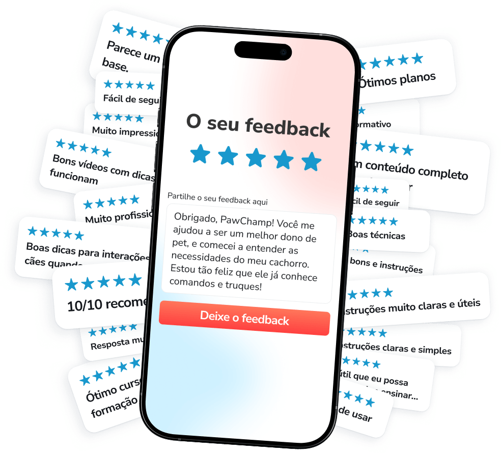 Faça parte da comunidade vibrante de mais de 250.000 tutores confiáveis de cães que treinam, cuidam e evoluem juntos com a PawChamp!